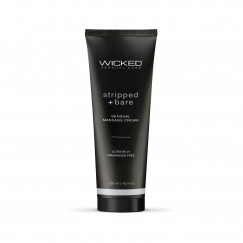 Stripped and Bare - Unscented Sensual Massage Cream - 4 Oz