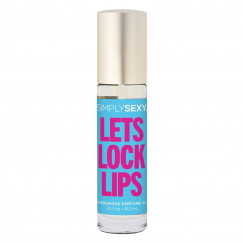 Simply Sexy Pheromone Perfume Oil Lets Lock Lips Roll on .34 Oz Tester - Minimum Purchase Required